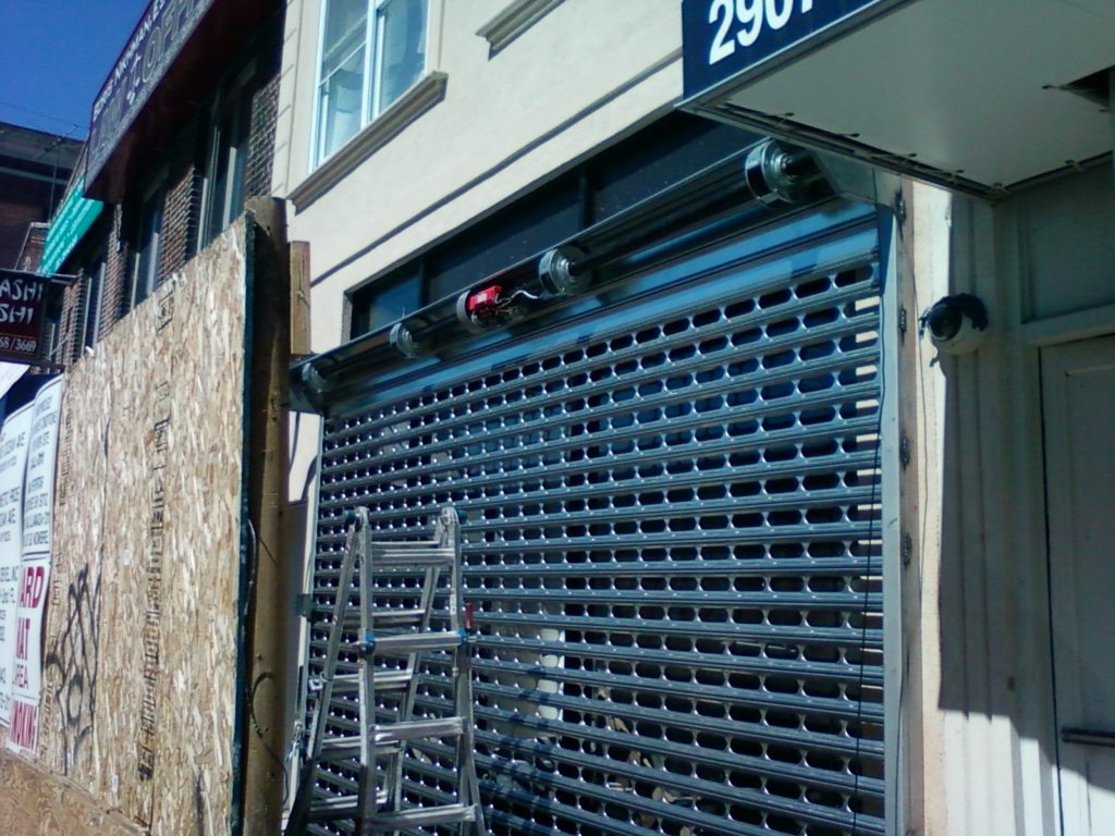 perforatedmetalpanelsgate Rolling Gate NYC Brooklyn