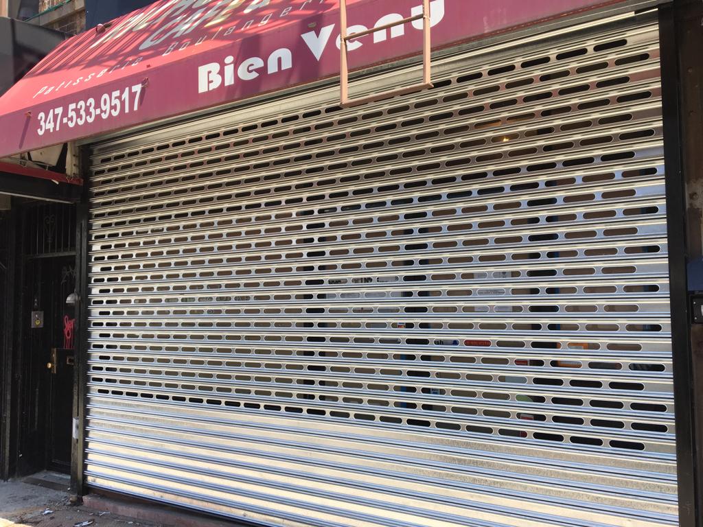 See through rolling gate grill Rolling Gate NYC Brooklyn